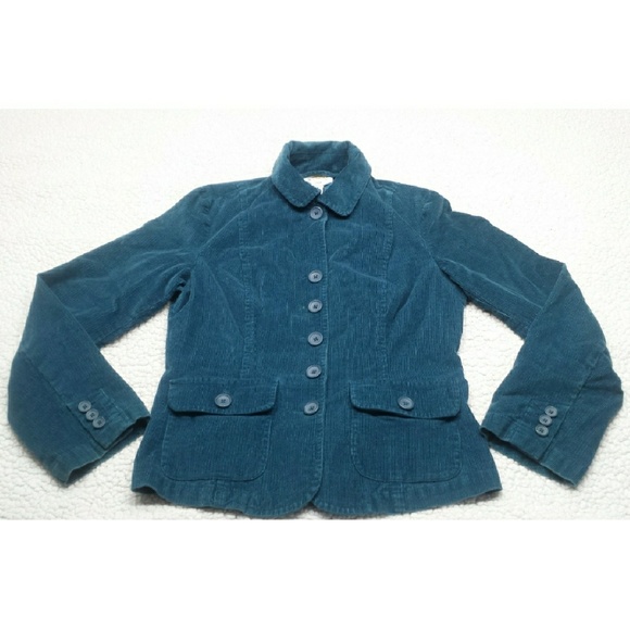 Talbots Jackets & Blazers - Talbot Blue corduroy buttoned Blazer
